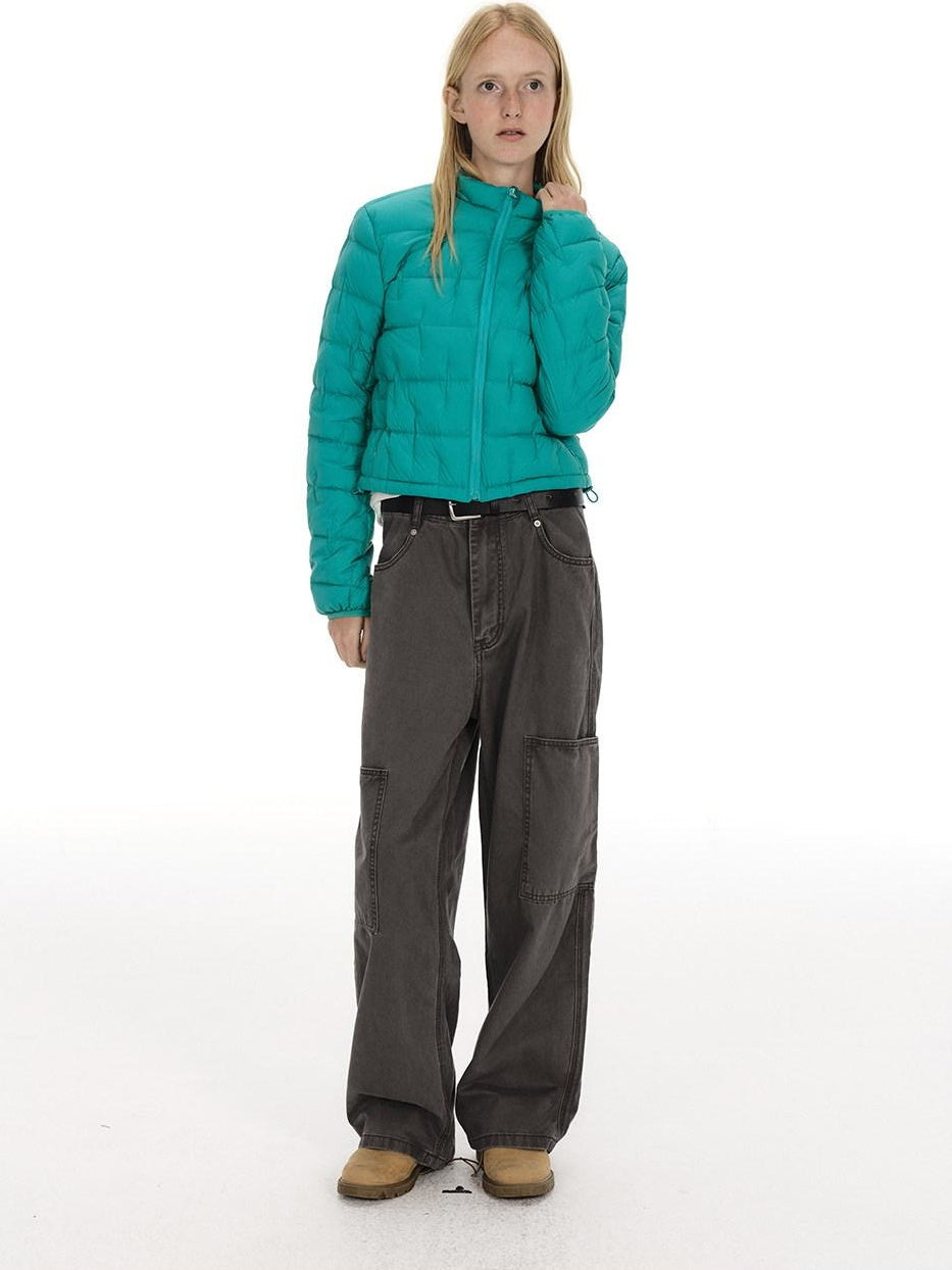Country Moment 650Fp White Duck Down Waterproof Short Stand Collar Women Casual Down Jackets