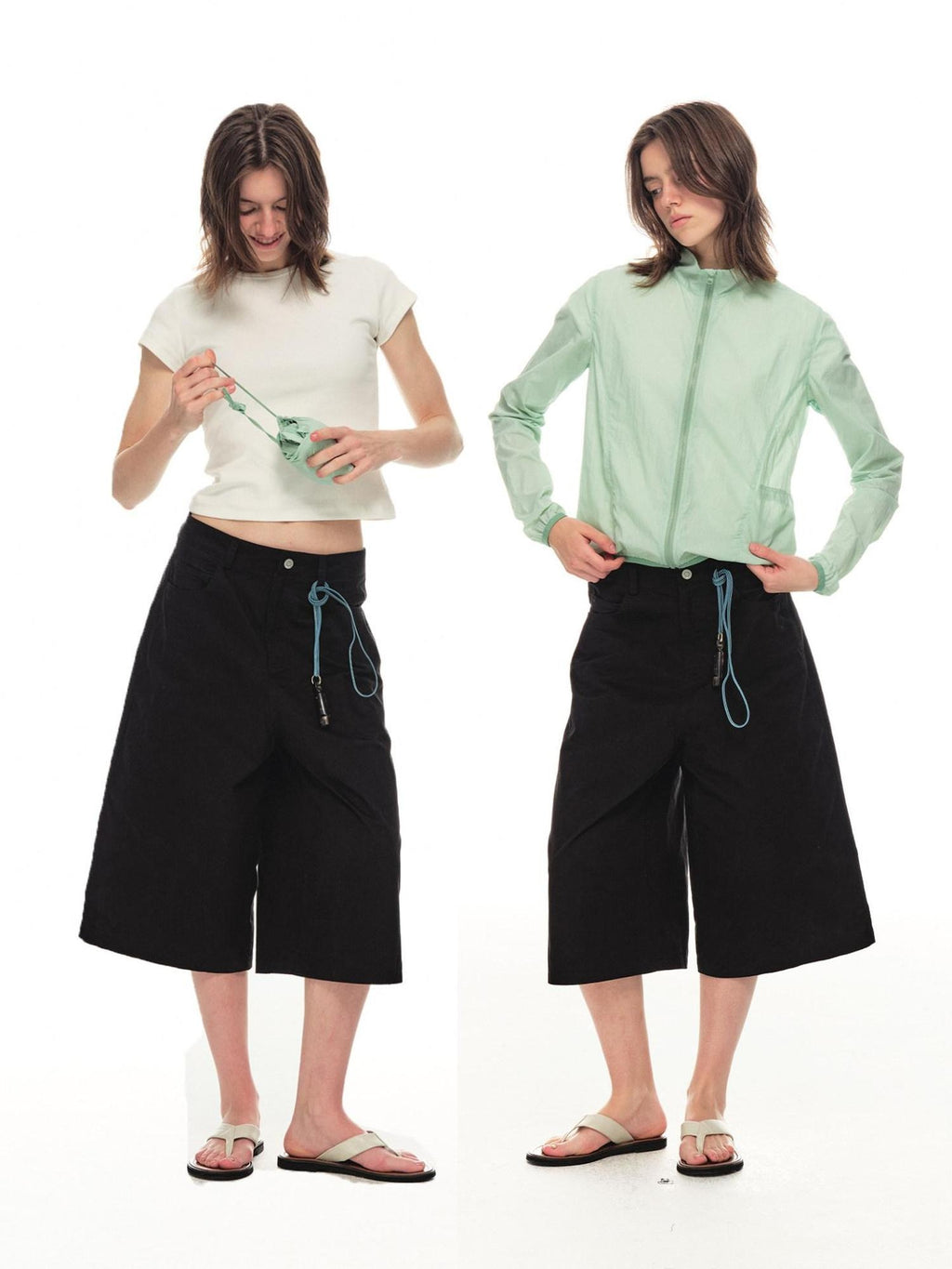Country Moment Breathable Cotton Relaxed Fit Solid Mid Rise Unisex Casual Mid-Length Shorts
