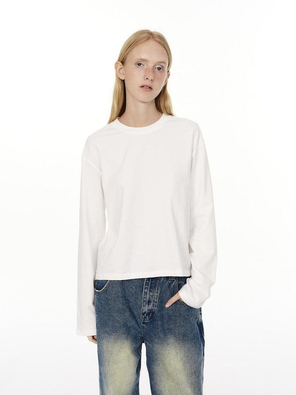 Country Moment Breathable Cotton Stretch Neutral Standard Fit Unisex Long Sleeve T-Shirts