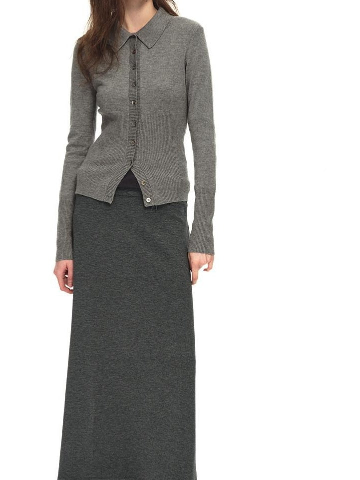 Country Moment Breathable Viscose Blend Casual Loose Mid Waist Tie Straight Women Maxi Skirts