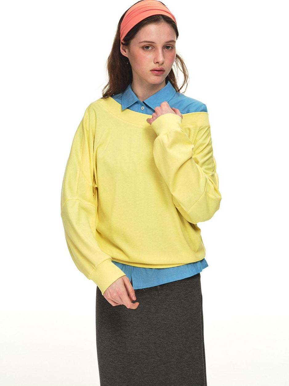 Country Moment Breathable Viscose Loose Batwing Long Sleeve Solid Off Shoulder Crop Tops