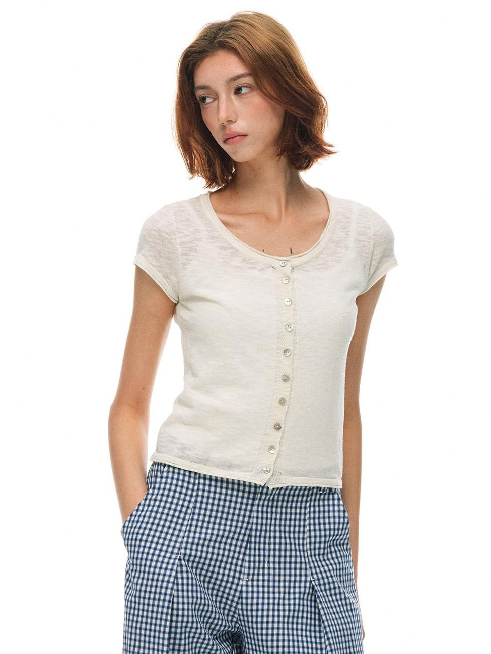 Country Moment Cooling Bamboo Cotton Slim Fit Crew Neck Women Casual Short Sleeve T-Shirts