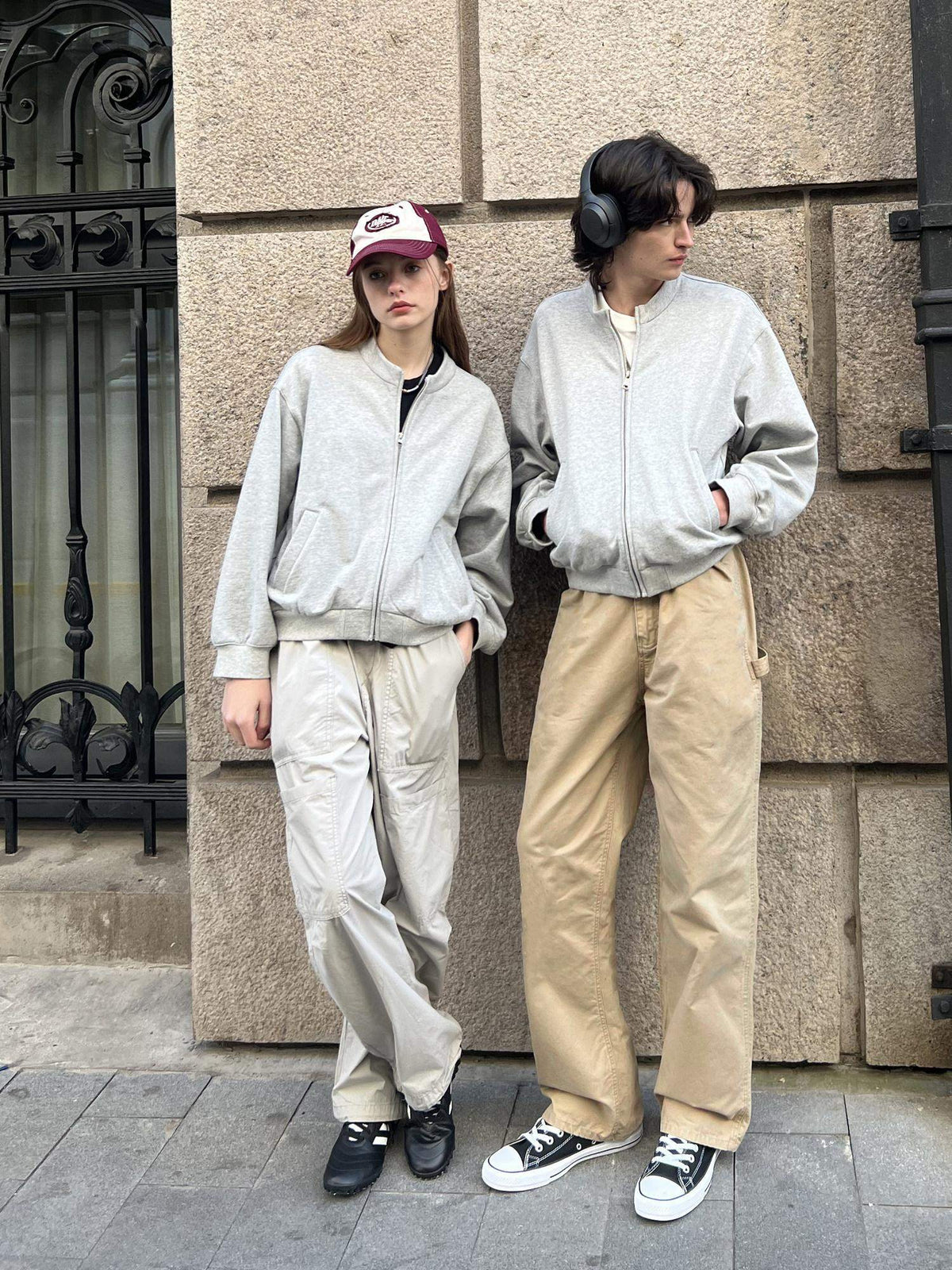 Country Moment Wrinkle Resistant Cotton Mid Rise Cargo Pockets Youth Khaki Green Straight Pants