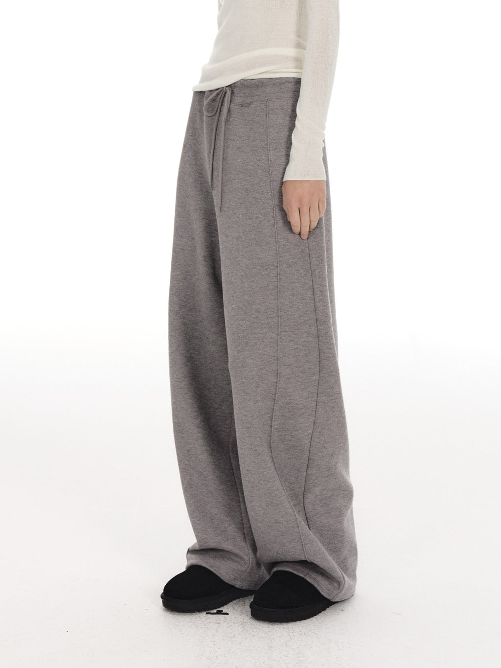 Country_Moment_Warm_Wool_Lined_Pleated_Drawstring_Loose_Fit_Gray_Straight_Sweatpants_MISSTT