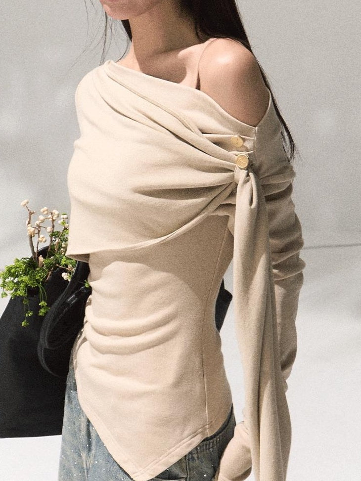 7 OAKMOO Soft Wrap Style Casual Slim Fit Women Cotton Viscose Blend Pullover Sweaters