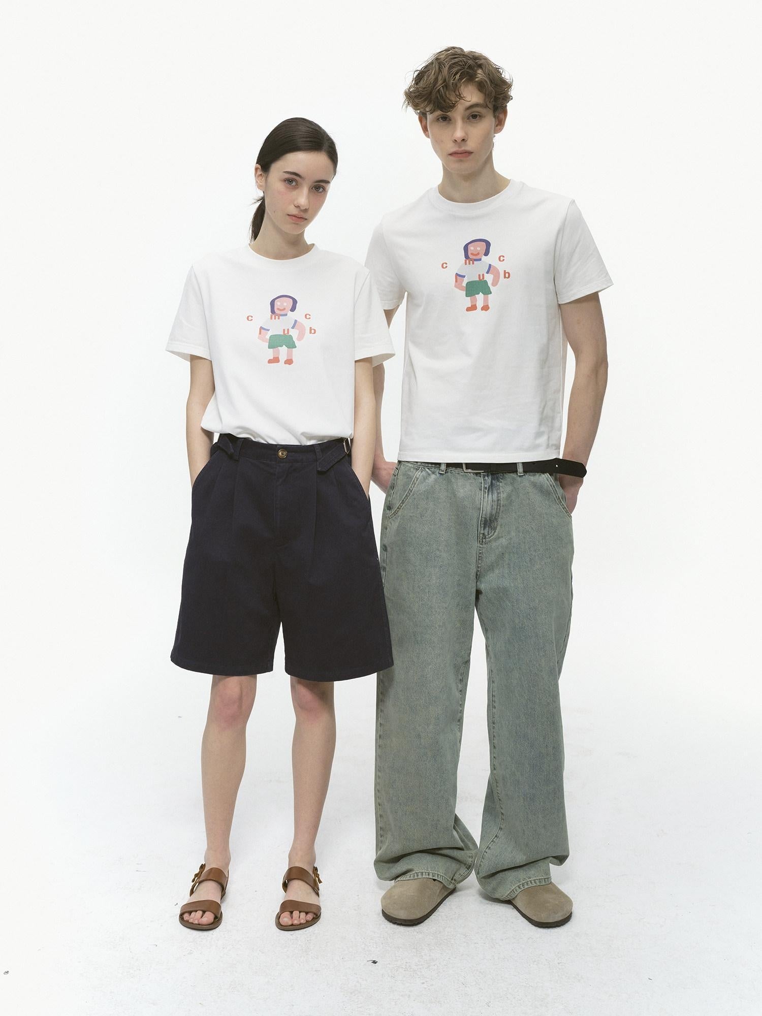 Country Moment 100 Percent Cotton Loose Fit Printed Unisex Short Sleeve T-Shirts