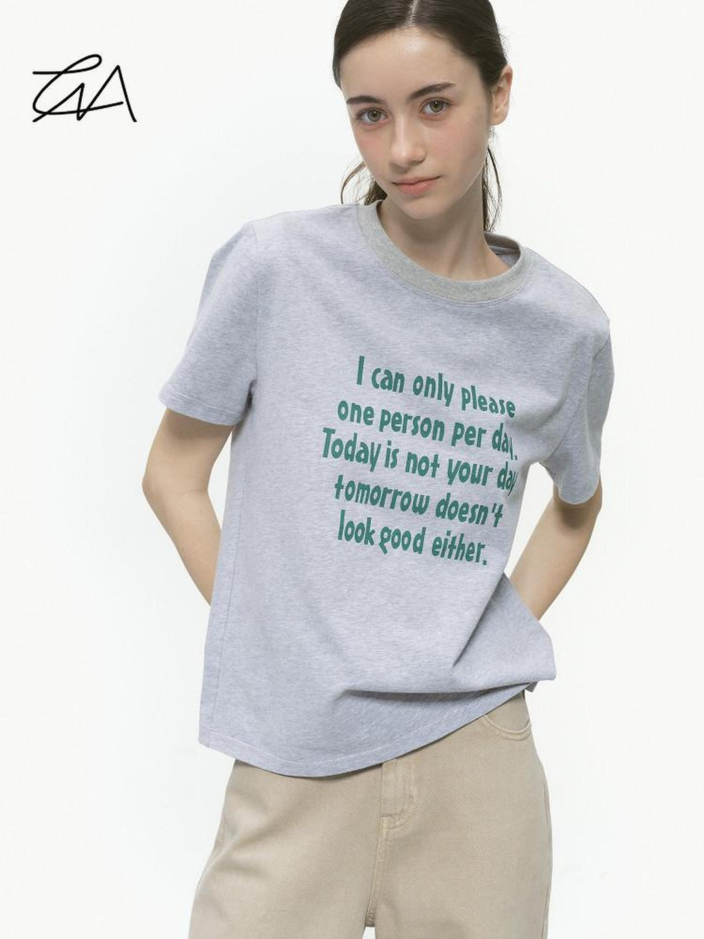 Country Moment Breathable 100 Percent Cotton Loose Fit Youth Letter Short Sleeve T-Shirts