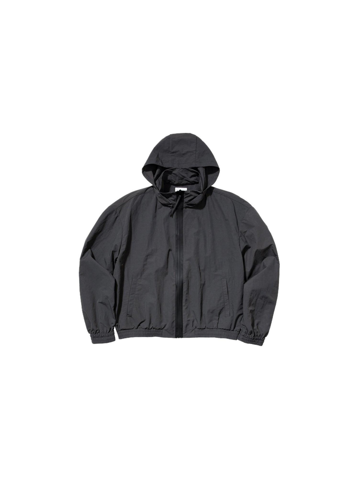 Country Moment High Upf100 Sun Protection Coated Nylon Loose Fit Hooded Zip Cropped Jackets