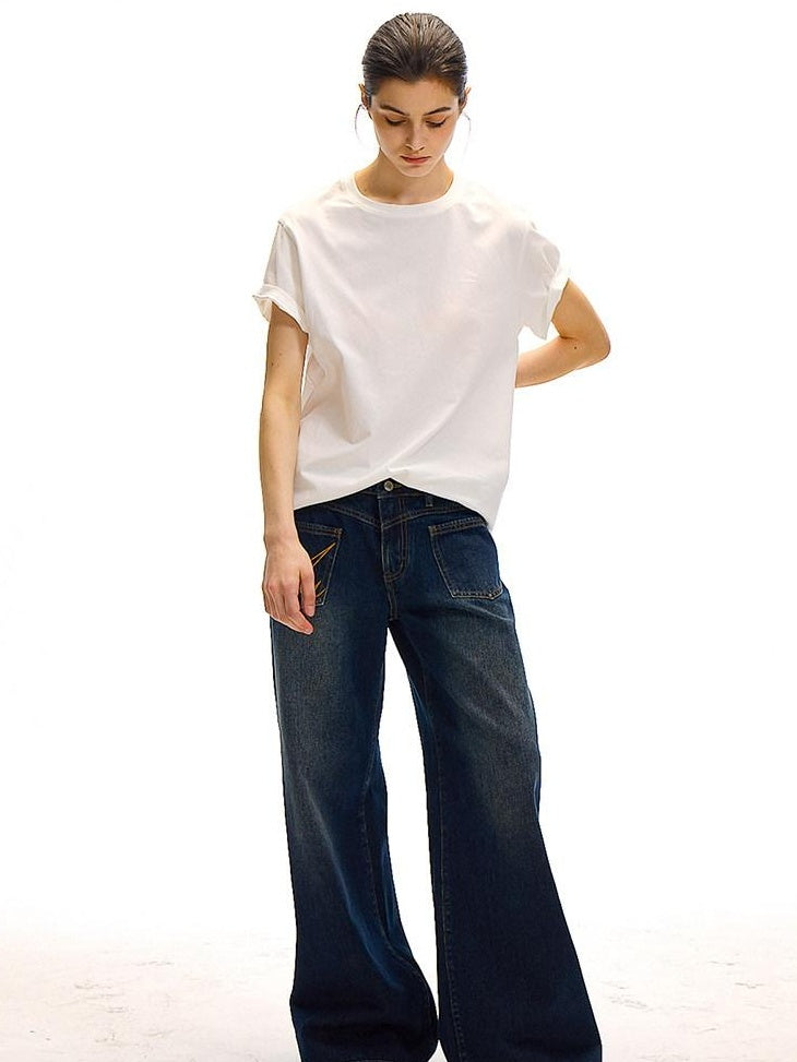 Country Moment Combed Cotton Moisture Wicking Loose Fit Unisex Crew Neck Short Sleeve T-Shirts
