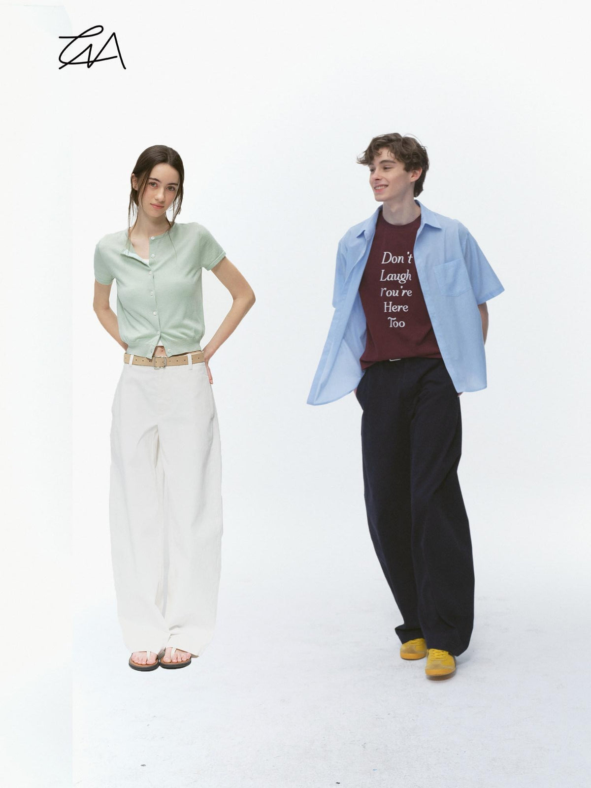 Country Moment 100% Cotton Mid Rise Loose Straight Leg Zipper Fly Everyday Urban Wide Leg Pants