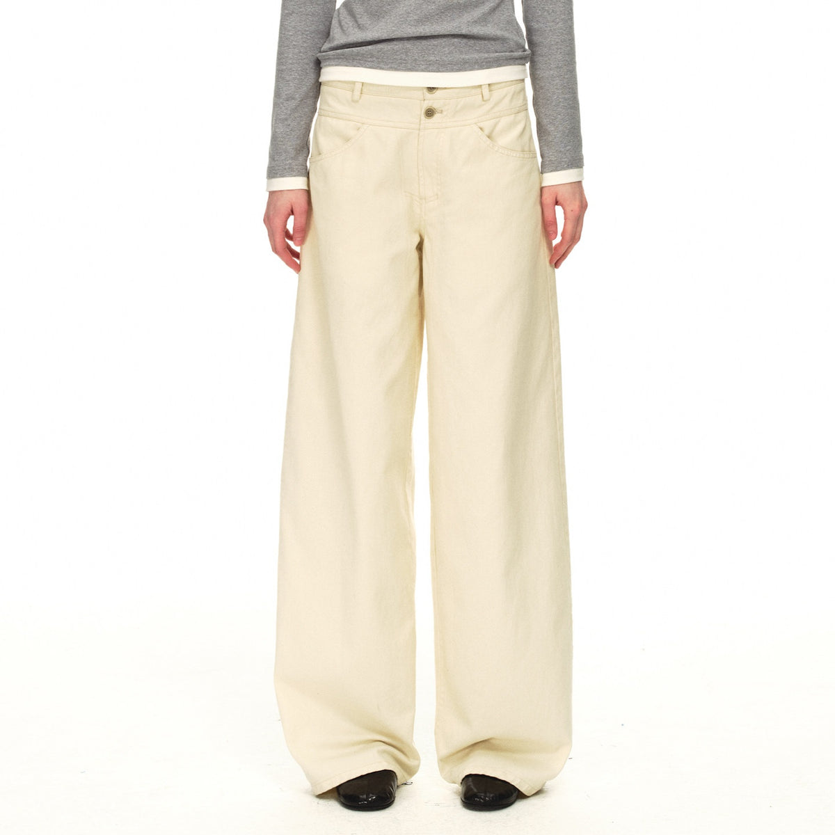 Country_Moment_Mid_Rise_Cotton_Relaxed_Patchwork_Button_Beige_Stretch_Straight_Leg_Jeans_MISSTT