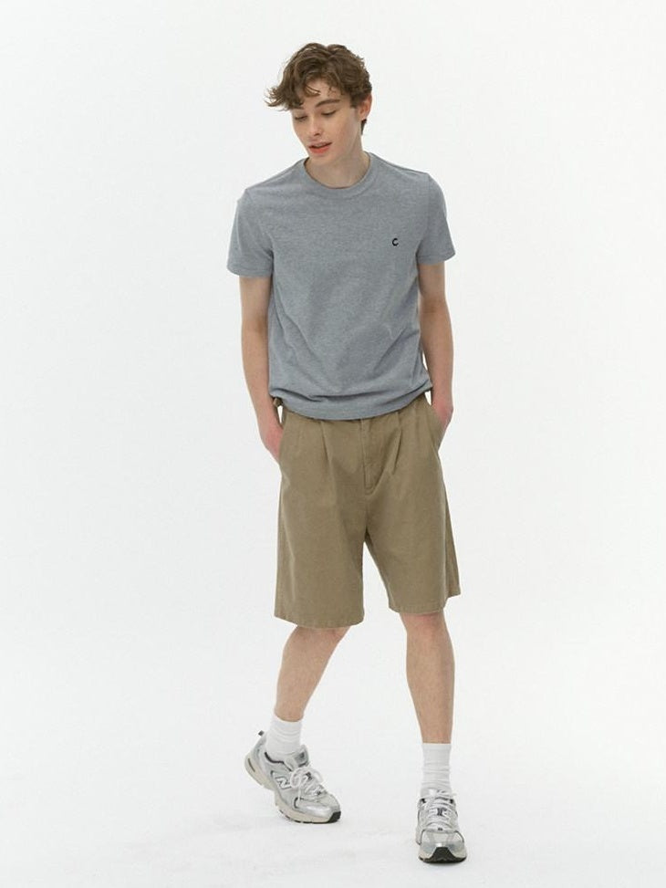 Country Moment 100% Cotton Soft Loose Fit Crew Neck Unisex Solid Basic Short Sleeve T-Shirts
