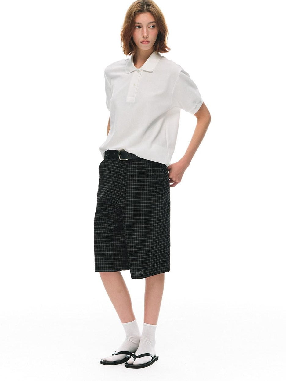 Country Moment Pure Cotton Breathable Loose Fit Polo Collar Women Short Sleeve T-Shirts