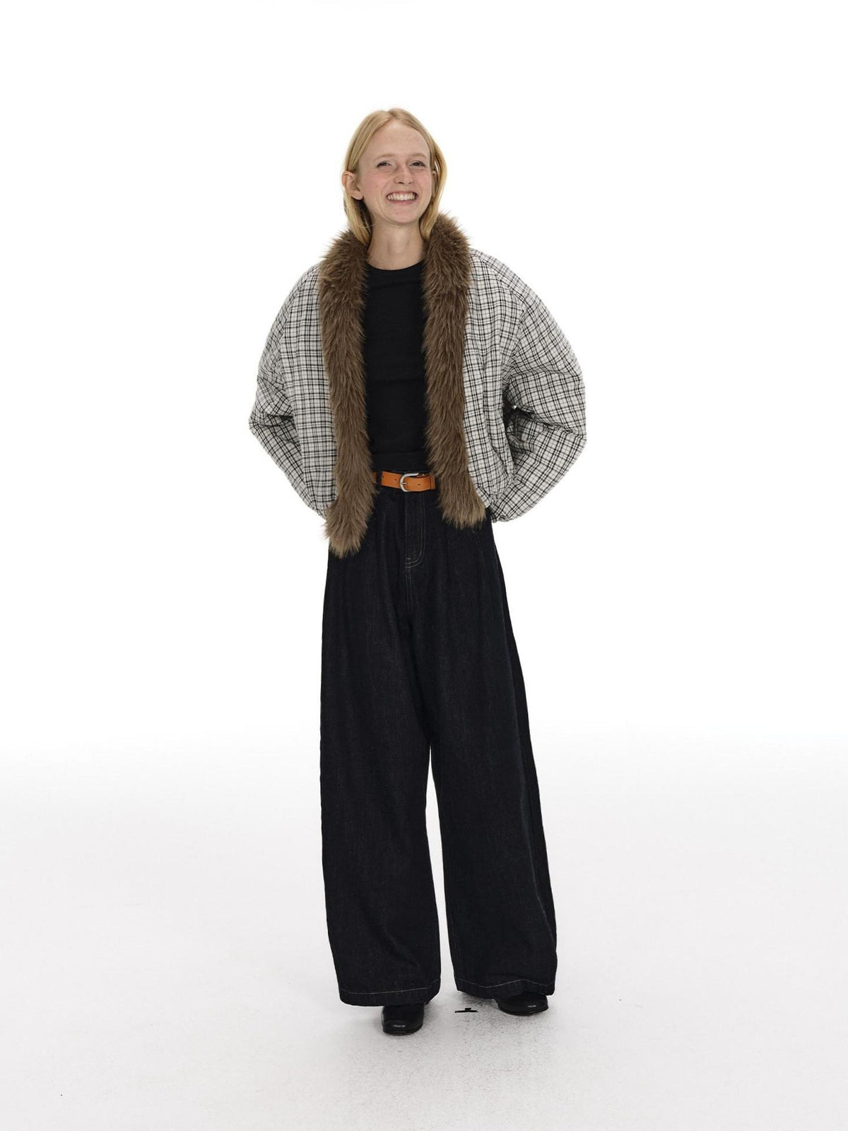 Country Moment Mid Rise Pure Cotton Raw Denim Casual Zip Fly Unisex Daily Wear Wide Leg Jeans
