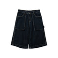 Country_Moment_Shape_Retention_Mid_Rise_Loose_Straight_Blue_Denim_Teen_Cotton_Mid-Length_Shorts_MISSTT
