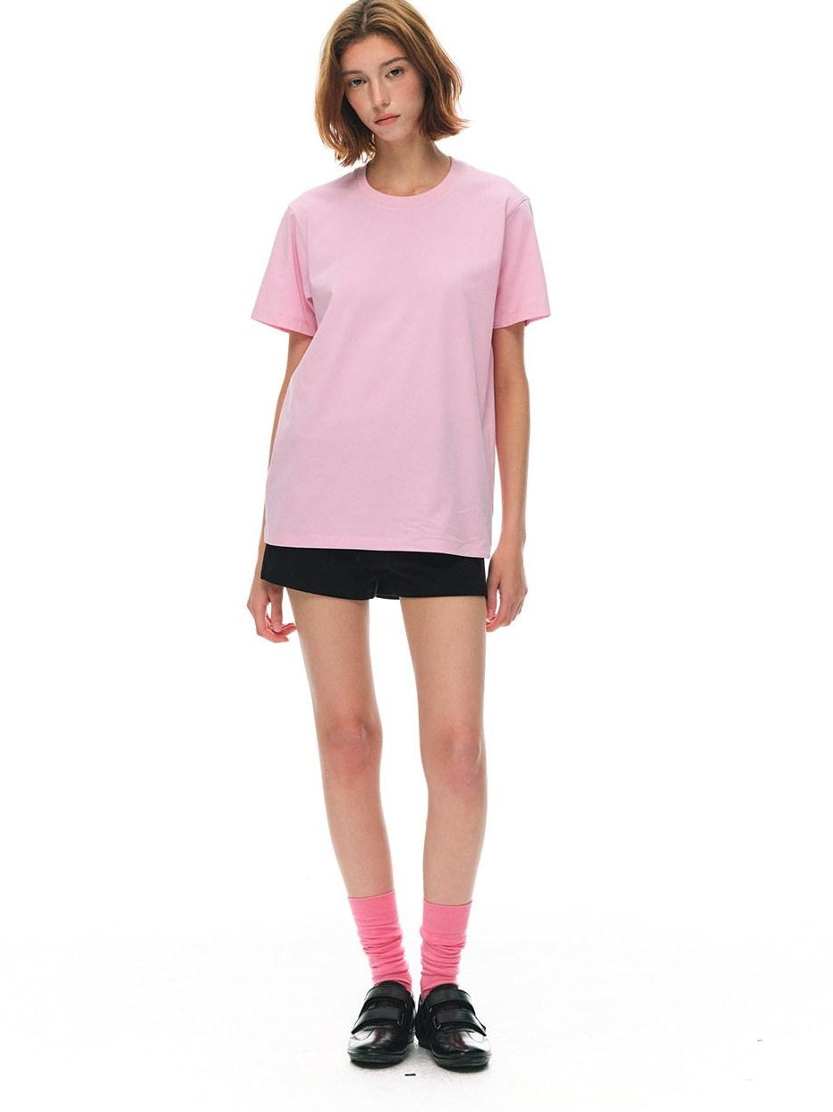Country Moment Cooling Antibacterial Uv Cotton Blend Loose Casual Womens Short Sleeve T-Shirts