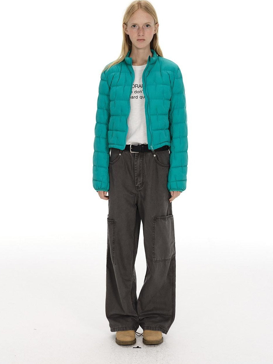 Country Moment 650Fp White Duck Down Waterproof Short Stand Collar Women Casual Down Jackets