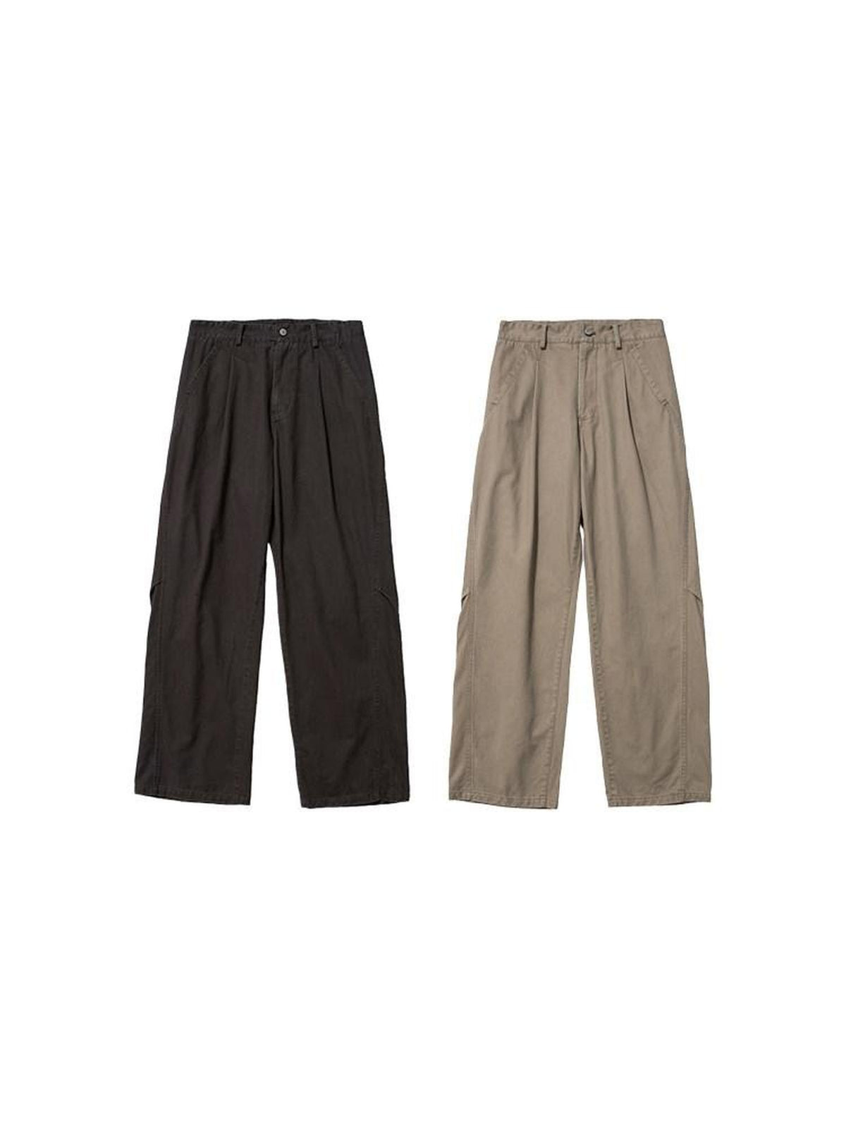 Country Moment Soft Cotton Mid Rise Loose Fit Zip Fly Unisex Everyday Casual Straight Pants