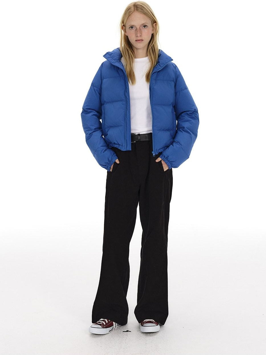 Country Moment 90 Percent White Duck Down 650Fp Nylon Short Boxy Zipper Women City Down Jackets