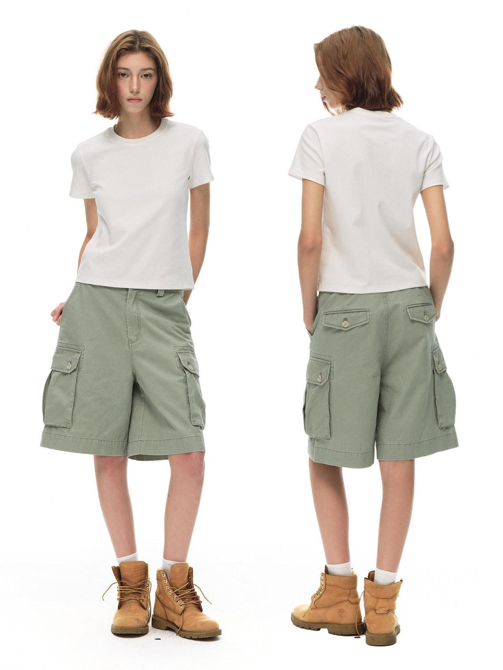 Country Moment Combed Cotton Breathable Loose Fit Women Crew Neck Short Sleeve T-Shirts