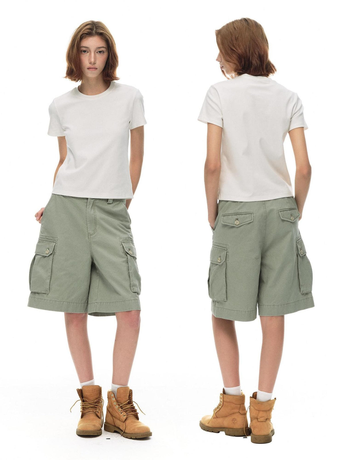 Country Moment Combed Cotton Breathable Loose Fit Women Crew Neck Short Sleeve T-Shirts