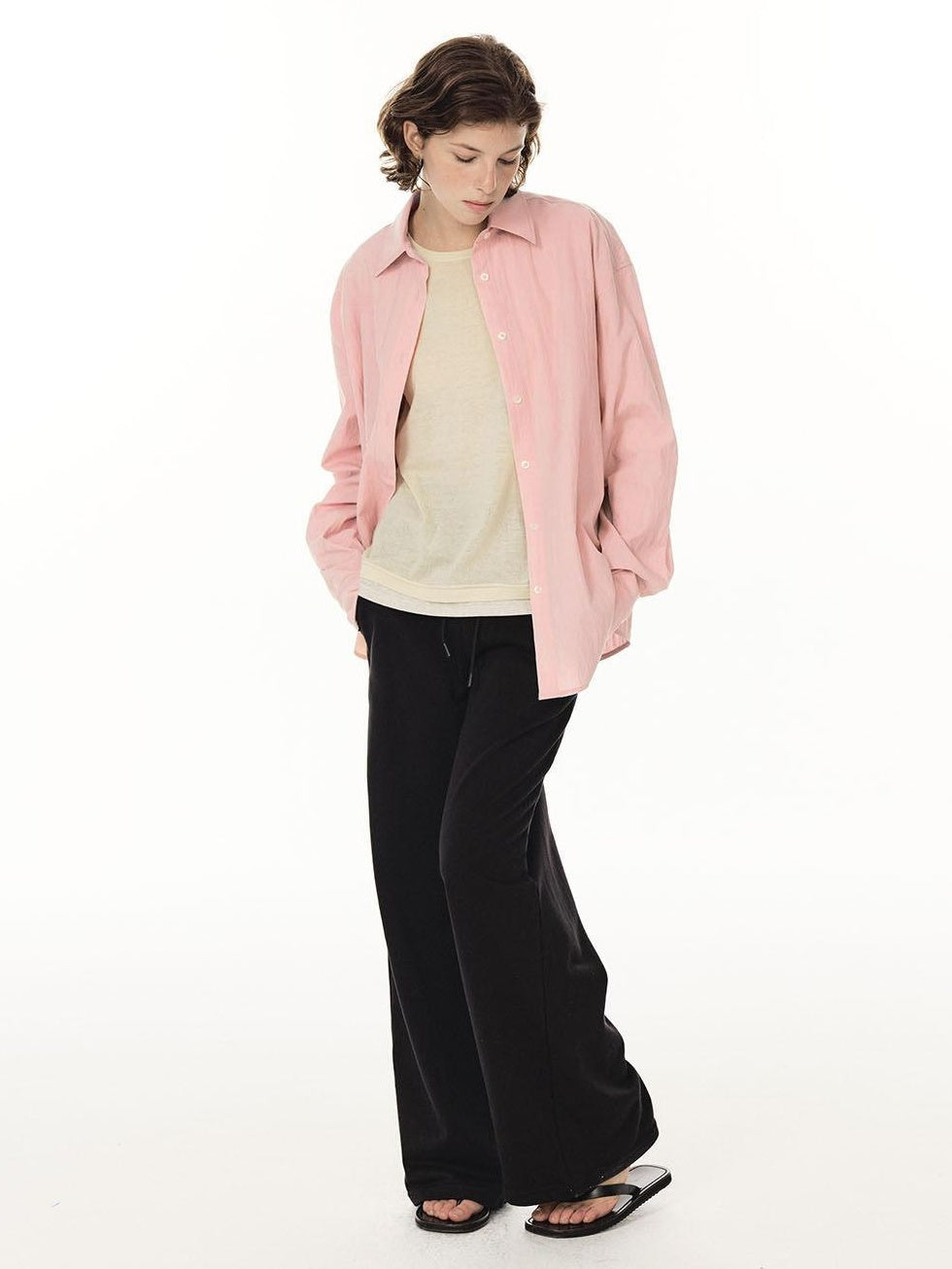 Country Moment Soft Lyocell Nylon Loose Fit Button Down Unisex Long Sleeve Shirts