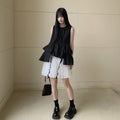 DDGIRL_studio_Soft_100_Percent_Cotton_High_Waist_H_Sleeveless_Commuter_Dress_Black_Tank_Tops_MISSTT