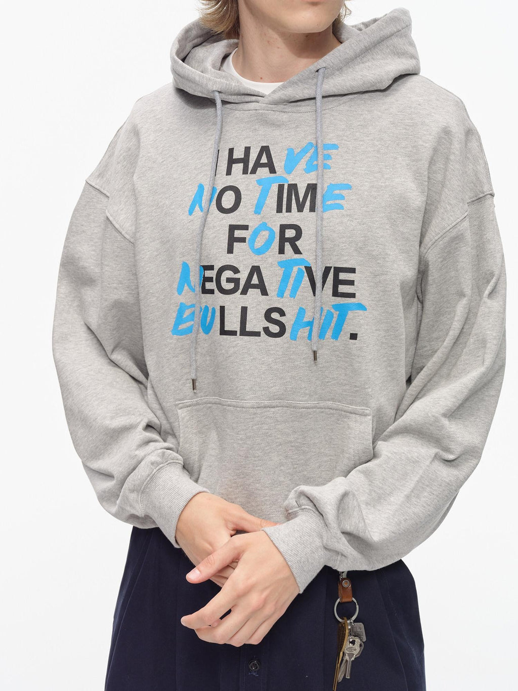 Country Moment Warm 350G Cotton Loose American Printed Unisex Casual Grey Graphic Hoodie