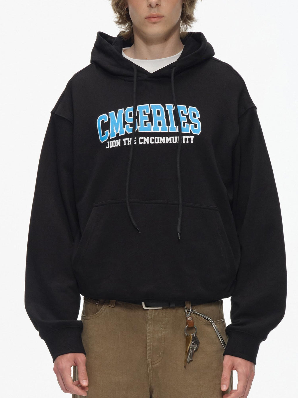 Country Moment 100 Percent Cotton Loose Fit Pullover Ink Print American Youth Unisex Hoodie
