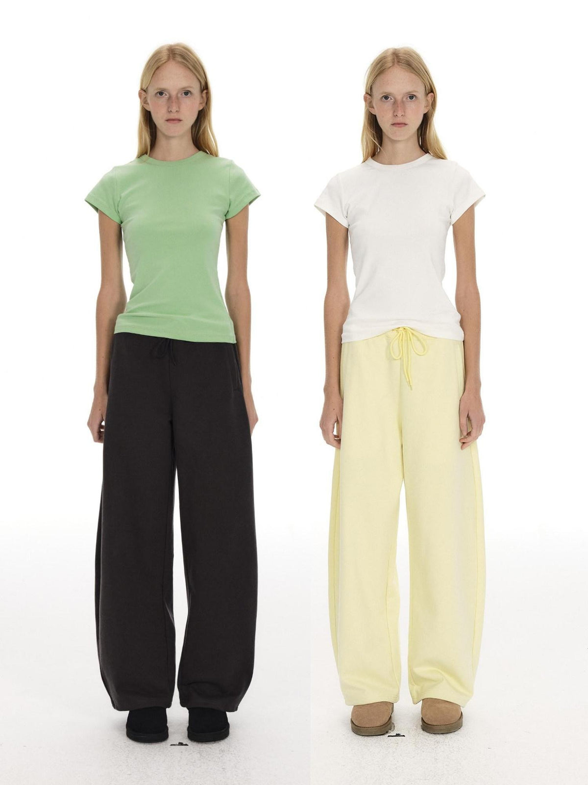Country Moment Durable Cotton Blend Loose Mid Rise Straight Leg Youth Casual Stretch Sweatpants