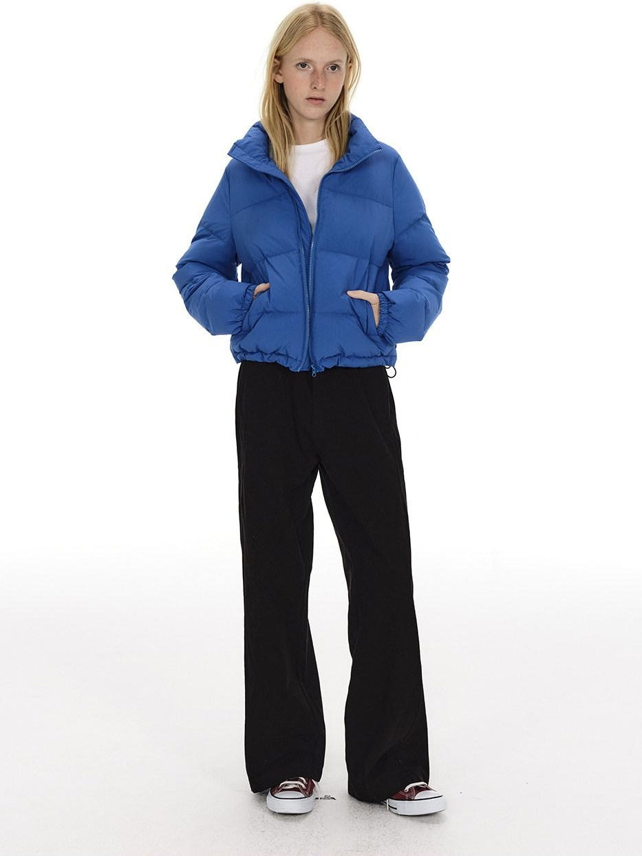 Country Moment 90 Percent White Duck Down 650Fp Nylon Short Boxy Zipper Women City Down Jackets