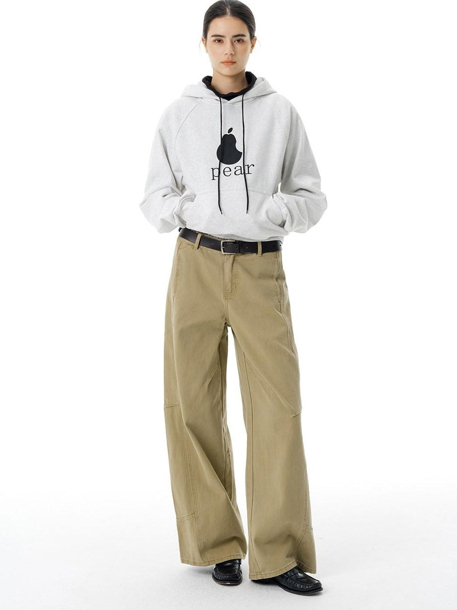 Country Moment Soft Cotton Blend Digital Print Standard Fit Pullover Unisex Gray Hoodie