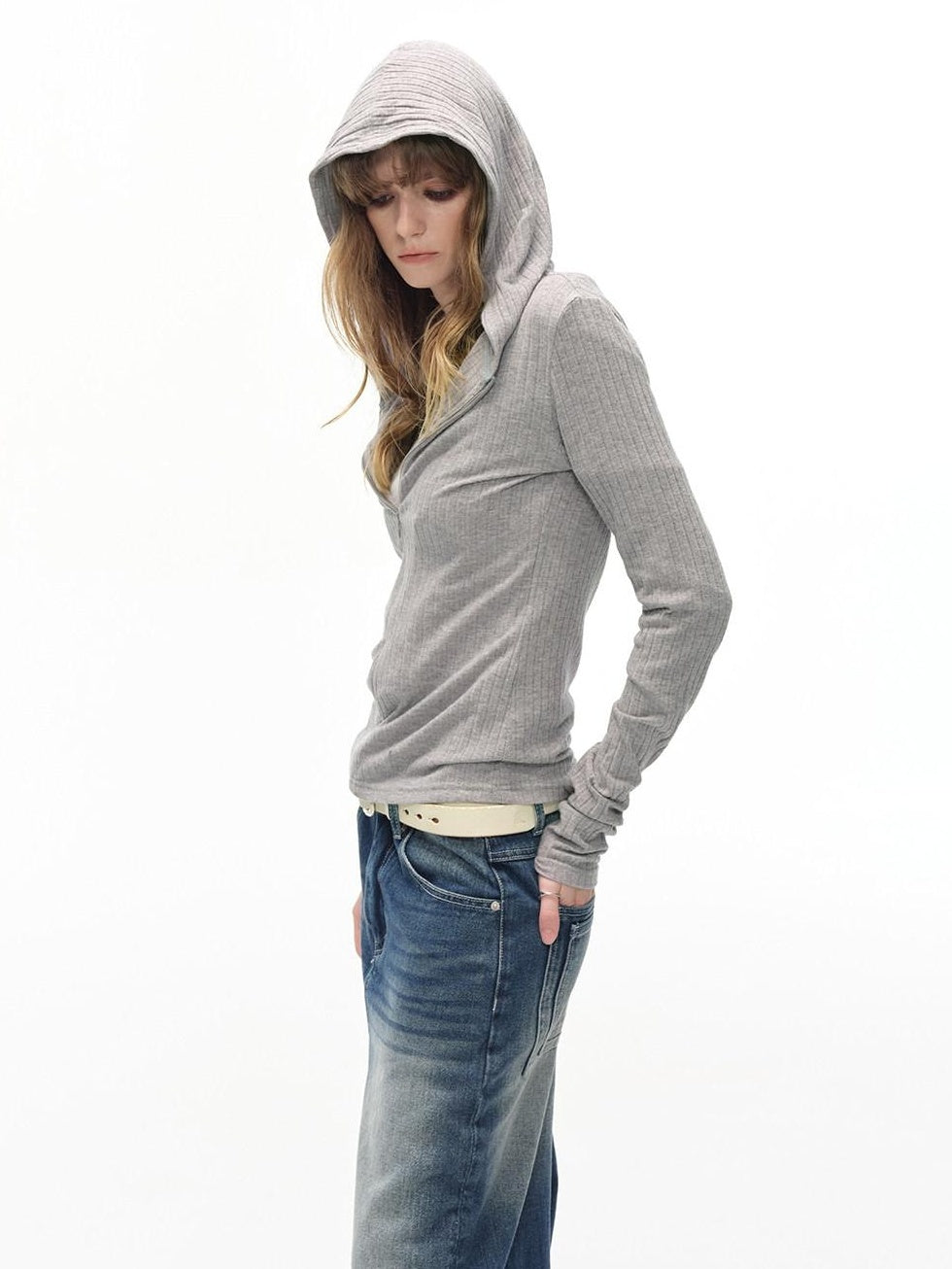 Country Moment Soft Breathable Viscose Cool Slim Fit Zip Unisex Urban Dark Gray Hoodie