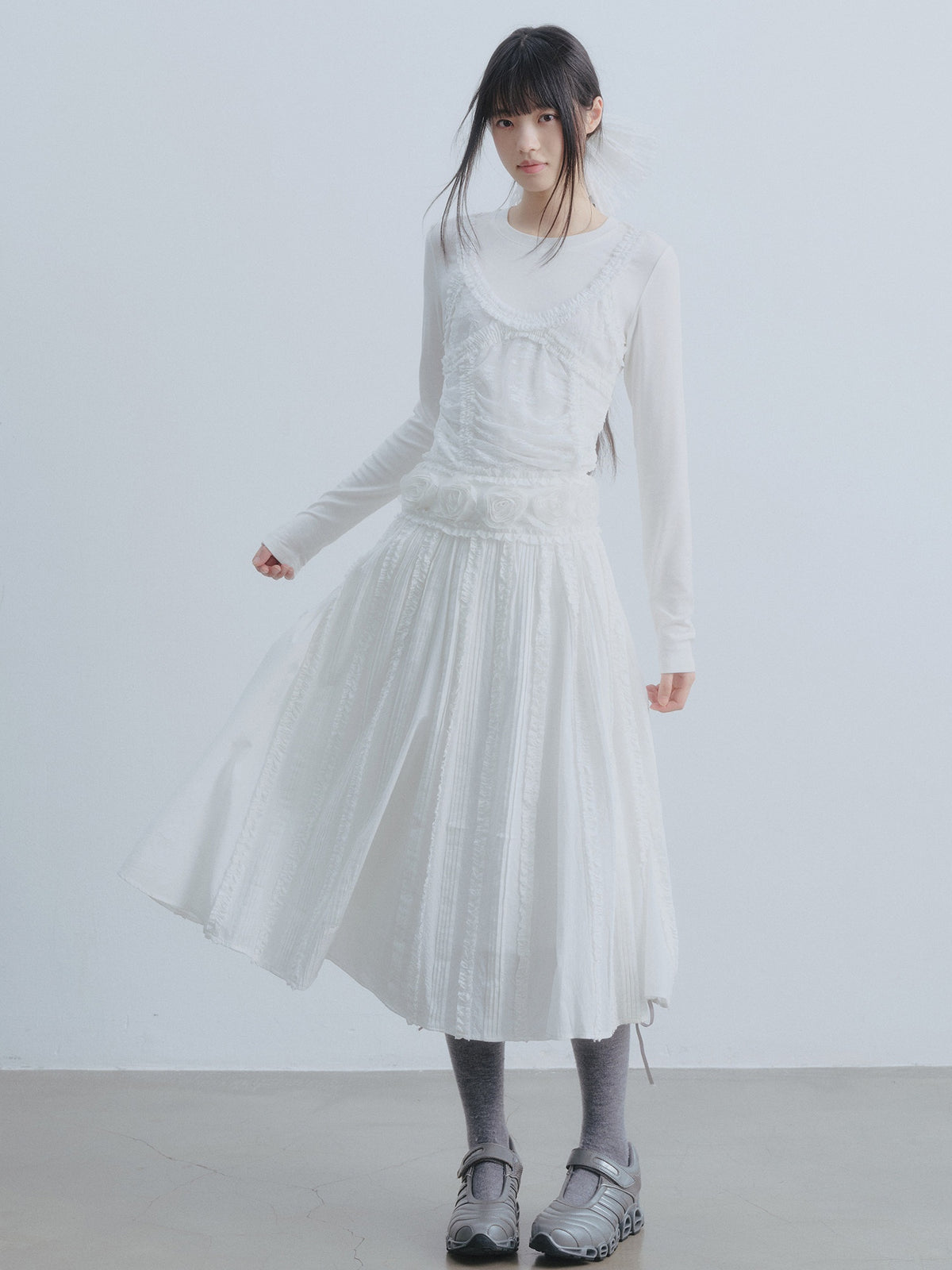 DDGIRL_studio_Breathable_Commuter_Tencel_Wool_Lace_Faux_Women_White_Long_Sleeve_T-Shirts_MISSTT