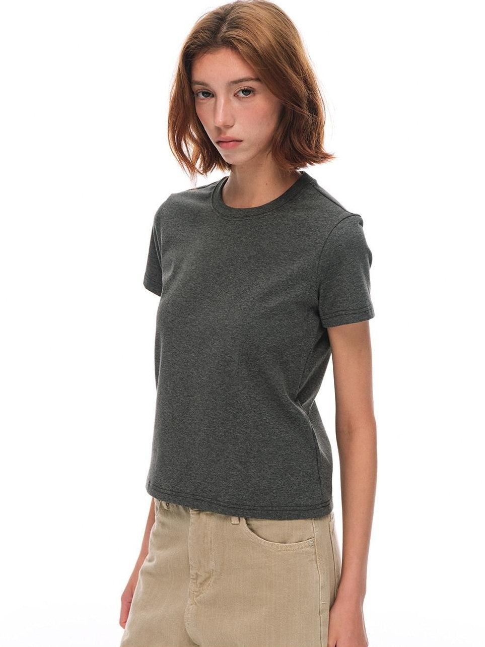 Country Moment Combed Cotton Breathable Loose Fit Women Crew Neck Short Sleeve T-Shirts