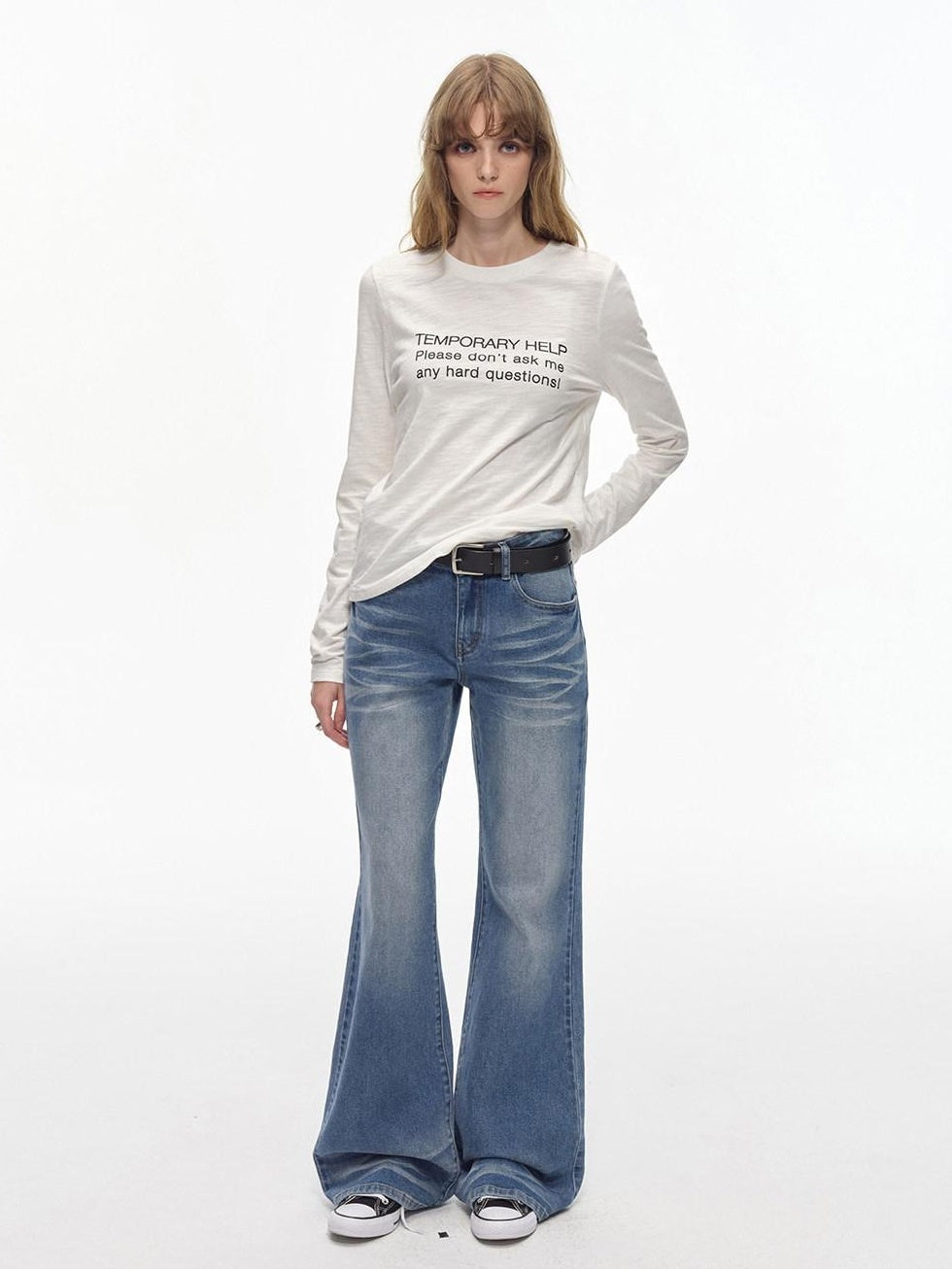 Country Moment Washed Cotton Breathable Graphic Unisex Standard Fit Long Sleeve T-Shirts