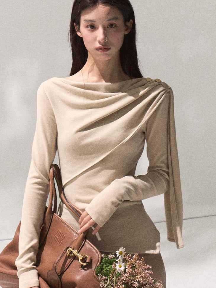 7 OAKMOO Soft Wrap Style Casual Slim Fit Women Cotton Viscose Blend Pullover Sweaters