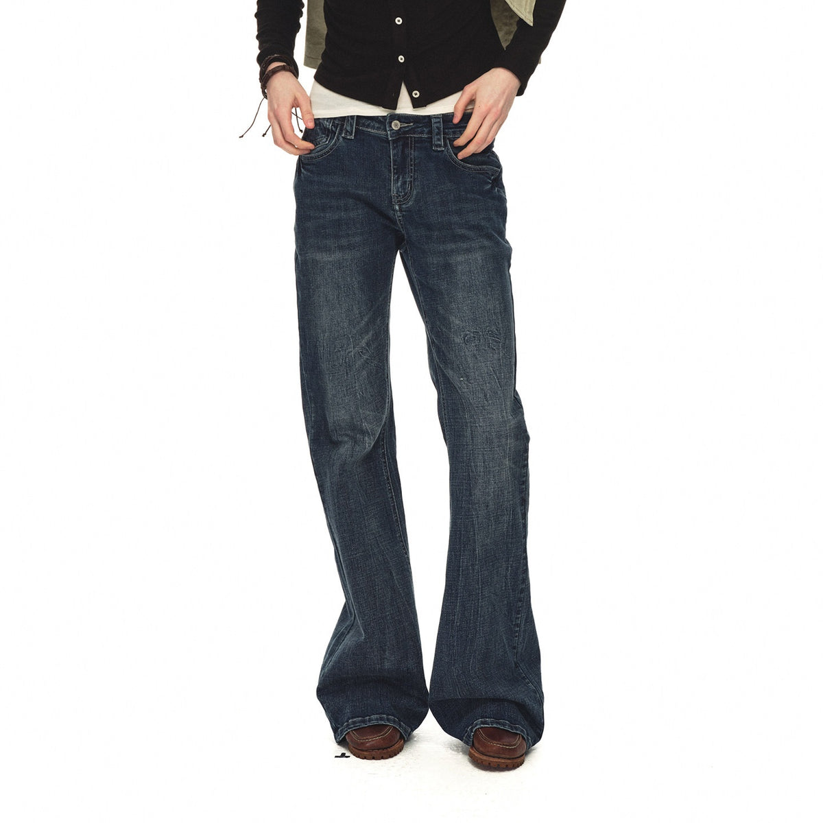 Country_Moment_Slimming_Soft_Breathable_Distressed_Low_Rise_Vintage_Blue_Stonewash_Flared_Jeans_MISSTT