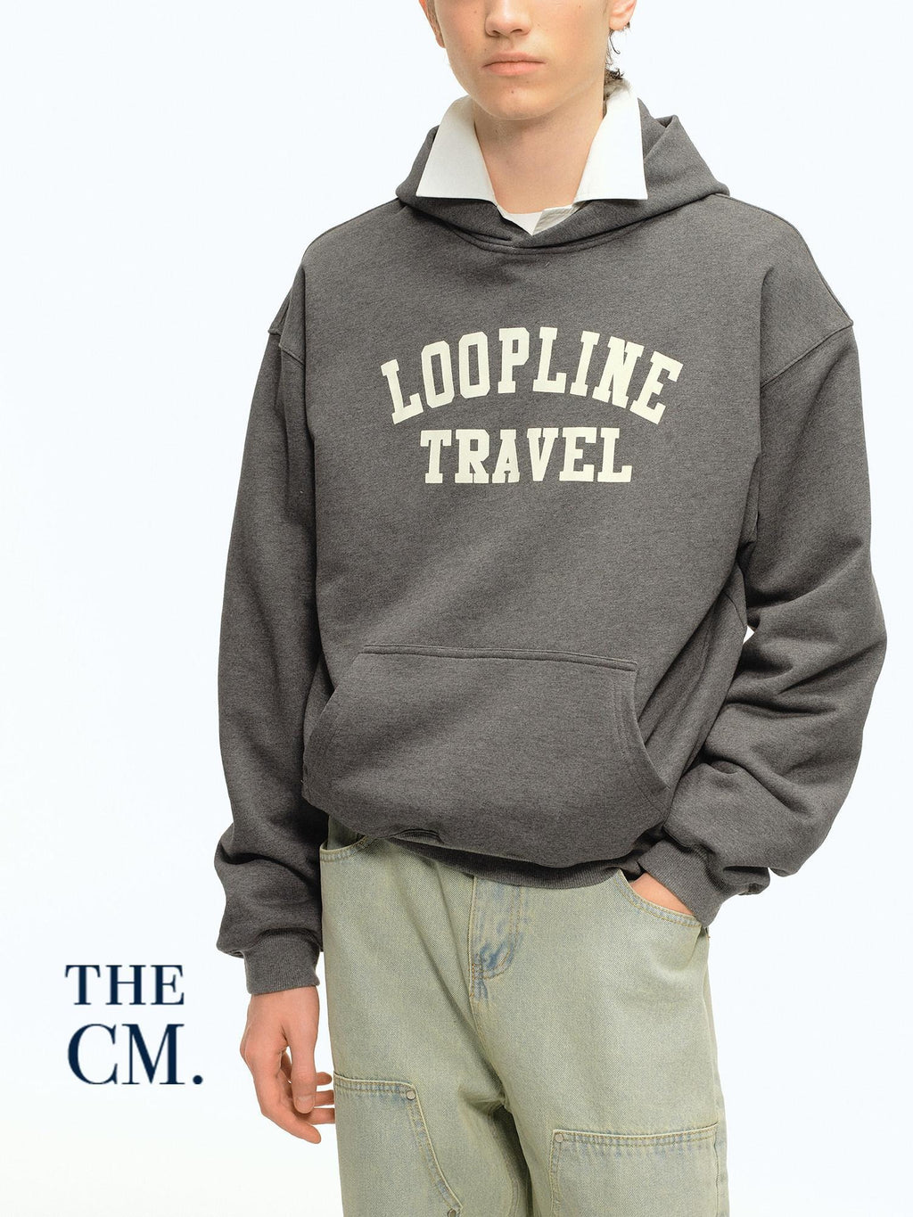 Country Moment Soft 100 Percent Cotton Loose American Style Text Pullover Teen Casual Hoodie