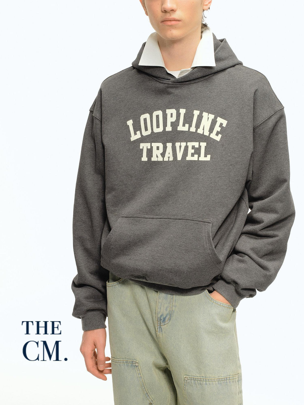 Country Moment Soft 100 Percent Cotton Loose American Style Text Pullover Teen Casual Hoodie