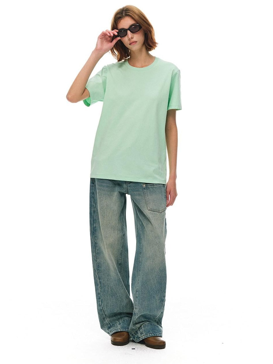 Country Moment Cooling Antibacterial Uv Cotton Blend Loose Casual Womens Short Sleeve T-Shirts