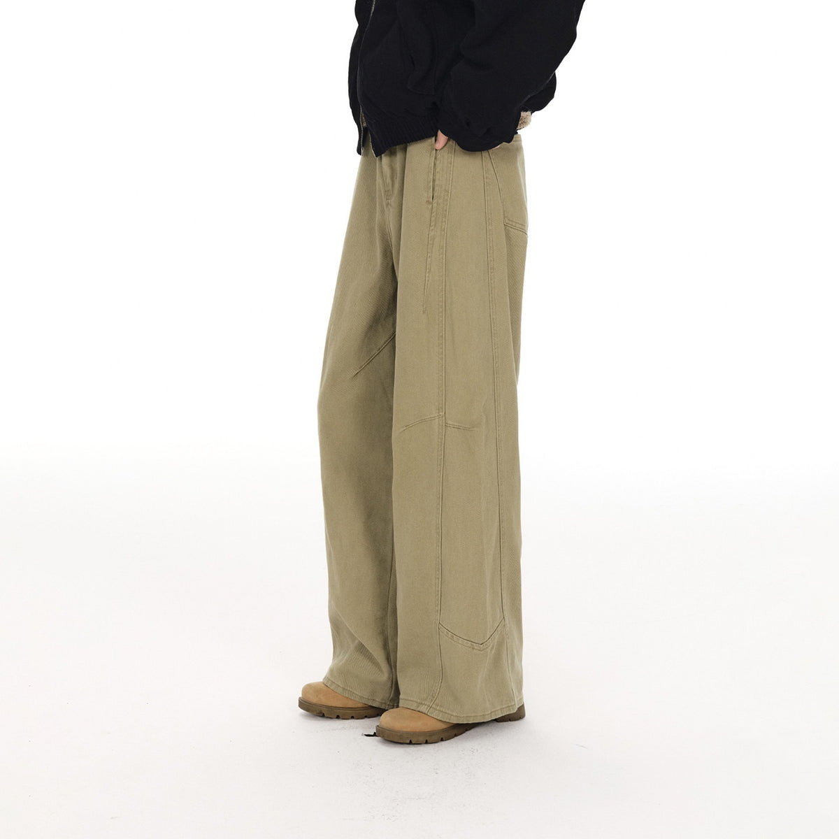 Country_Moment_Comfortable_Cotton_Mid_Rise_Straight_Leg_Unisex_Casual_Khaki_White_Cargo_Pants_MISSTT