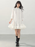 DDGIRL_studio_Shape_Retaining_Cotton_Ruffle_Aline_Loose_Waist_Commuter_Women_Midi_Dresses_MISSTT