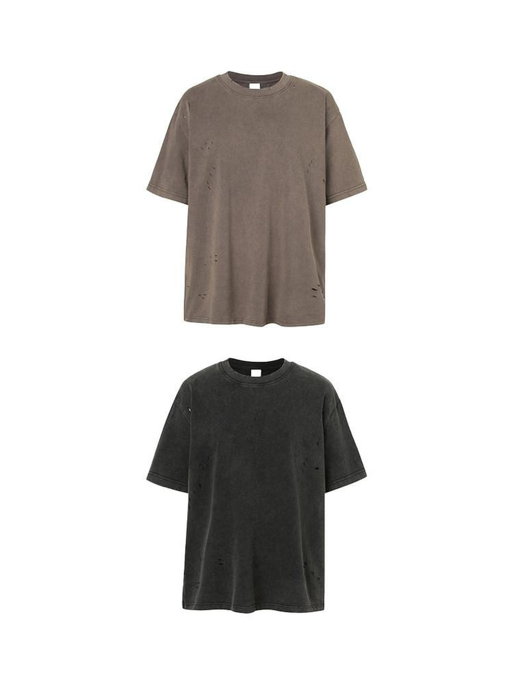 Country Moment Soft 100% Cotton Distressed Loose Fit Crew Neck Short Sleeve T-Shirts
