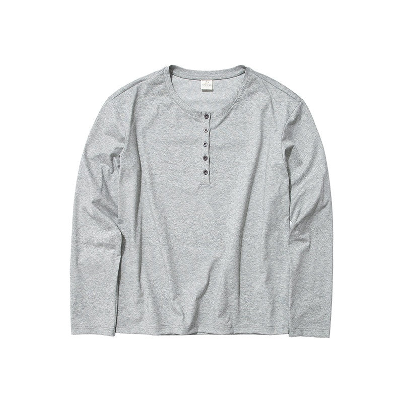 Country_Moment_Cotton_Stretch_Loose_Fit_Crew_Neck_Unisex_Navy_White_Long_Sleeve_T-Shirts_MISSTT