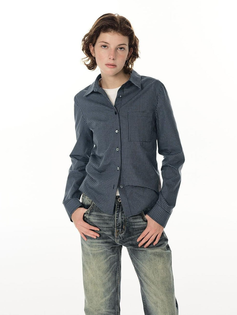 Country Moment Slimming 100 Percent Cotton Casual Plaid Button Down Long Sleeve Unisex Shirts