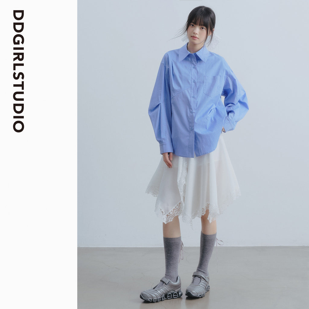 DDGIRL_studio_Breathable_Cotton_Blend_Loose_Patchwork_Geometric_Button_Long_Sleeve_Shirts_MISSTT