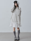 DDGIRL_studio_Ultra_Soft_Relaxed_Patchwork_Round_Neck_Women_Light_Gray_Knit_Sweaters_MISSTT