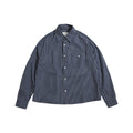 Country_Moment_100%_Cotton_American_Loose_Square_Neck_Blue_Plaid_Teen_Casual_Long_Sleeve_Shirts_MISSTT