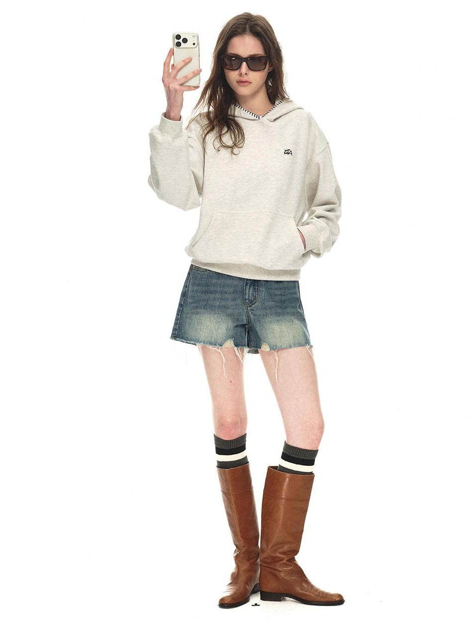 Country Moment Cozy Warm Loose Hooded Letter Print Casual Women Everyday Cotton Blend Hoodie